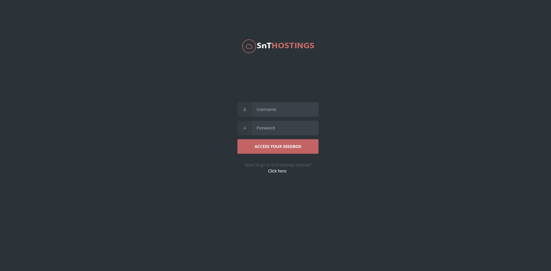 Seedbox Panel Panel Screenshot