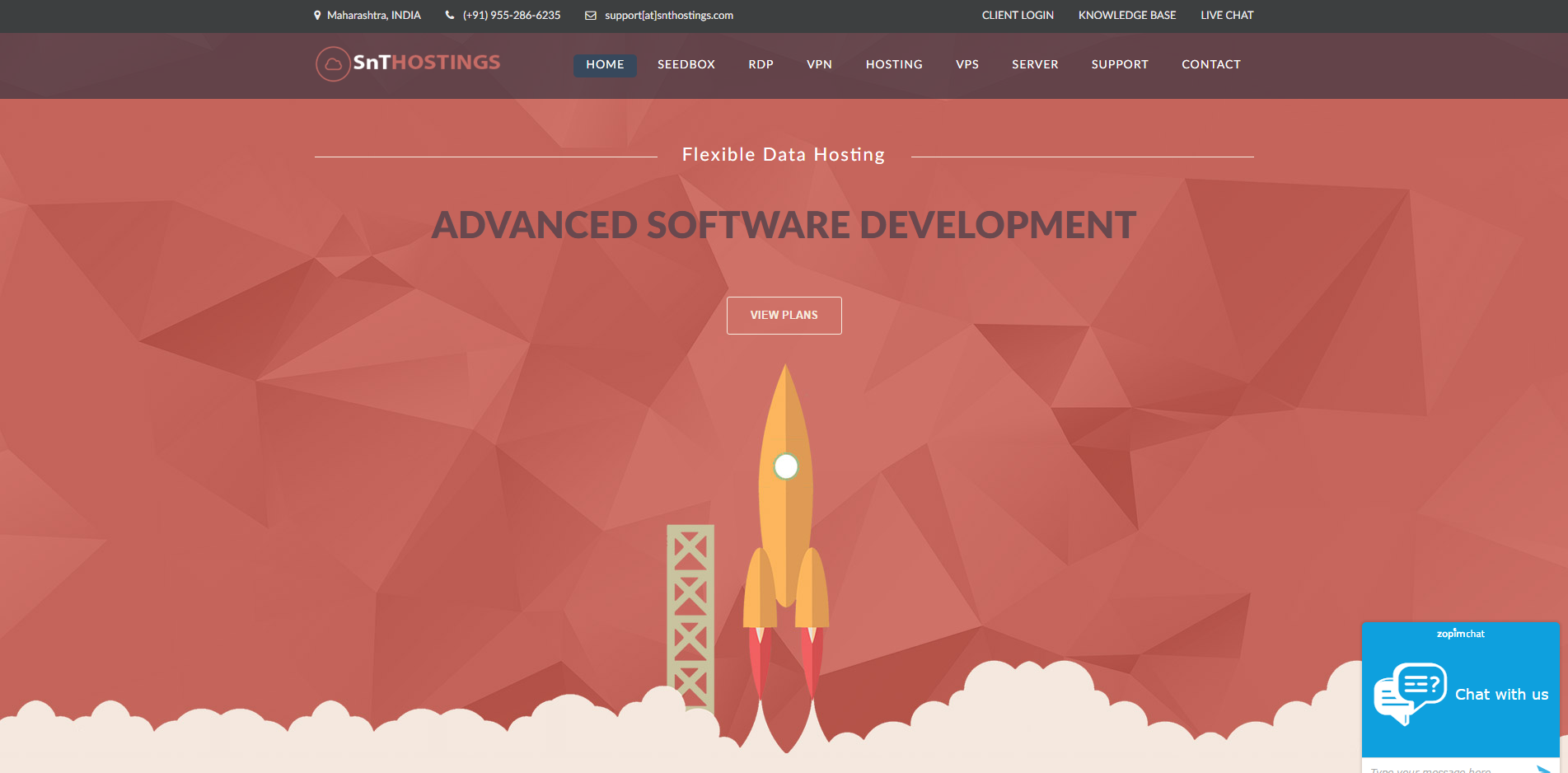 Main Site Website Screenshot